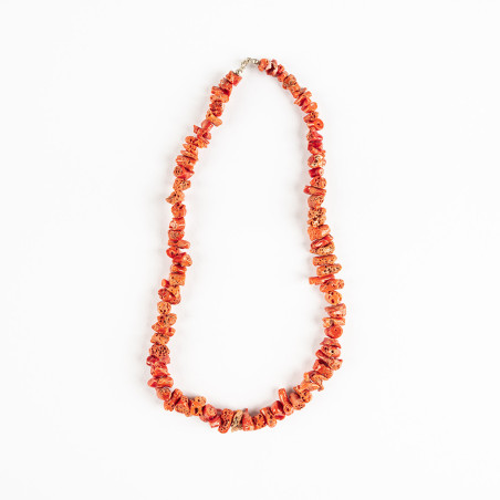 Collier en vrai corail rouge