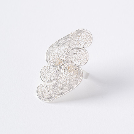 Bague vague filigrane