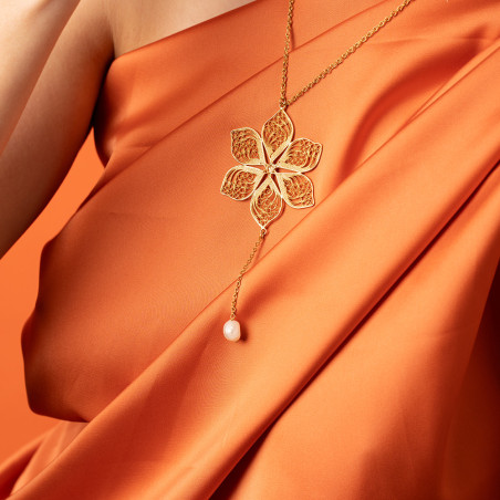 Collier fleur Long