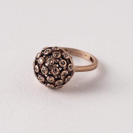 Bague chichkhan motif bombe