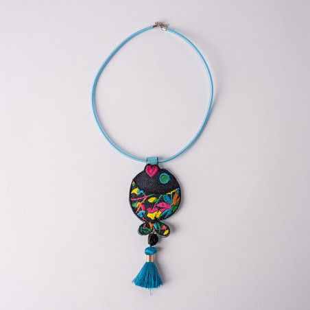 Collier poisson multicolore Houta Botoxee