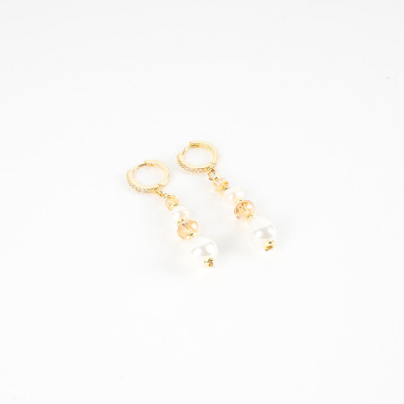 Boucles D'Oreilles Blanches