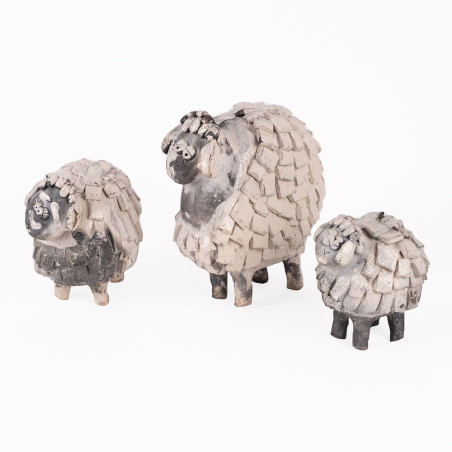 Ensemble de 3 Moutons decortif