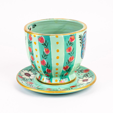 Tasse Et Sous Tasse verte