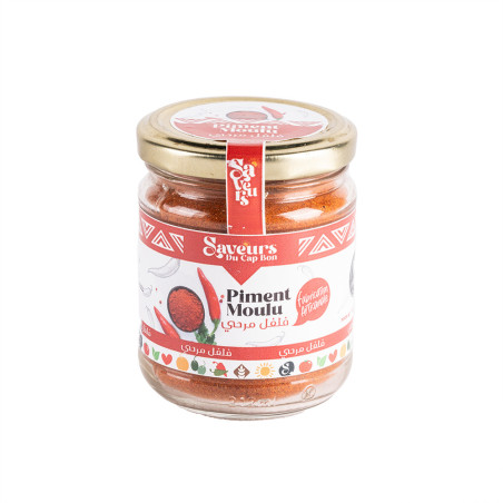 Piment Rouge Moulu en pot 100g