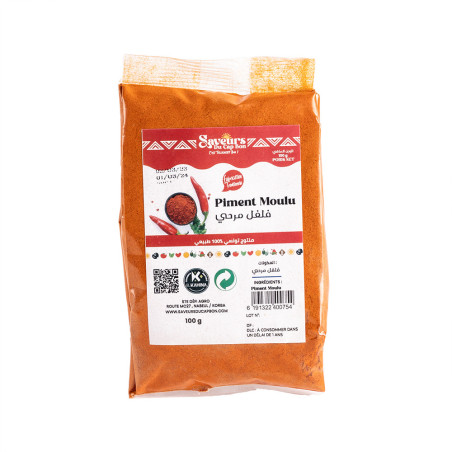  Piment Rouge Moulu Sachet 100g