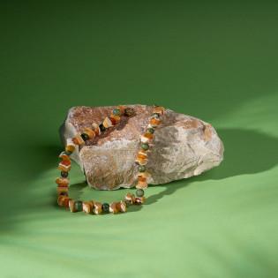 Collier de pierre Jade et Agate