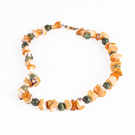 Collier de pierre Jade et Agate