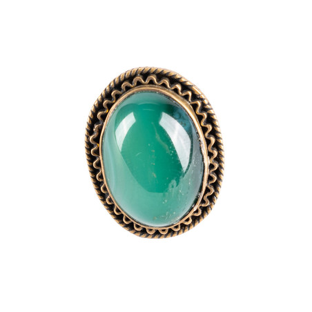 Ensemble de collier et bague Jade