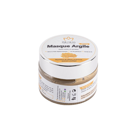 Masque visage argile jaune