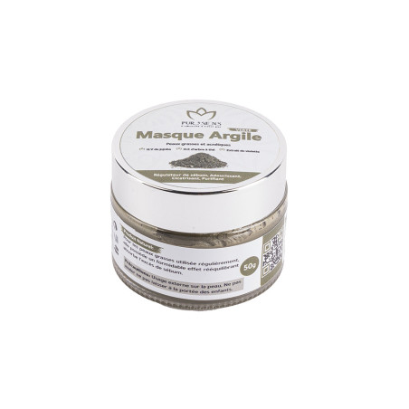 Masque visage argile verte