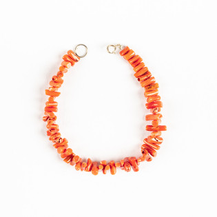 Bracelet en vrai corail rouge